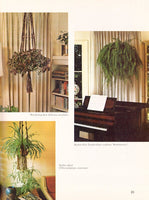 Hanging Gardens - Vintage 70s Ideas For Hanging Plants Instant Download PDF 82 pages