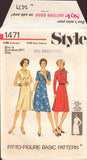 Style 1471 Sewing Pattern, Dress, Size 14, Neatly Cut, Complete