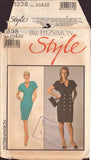 Style 1338 Sewing Pattern, Dress, Size 20-22, Cut, Complete