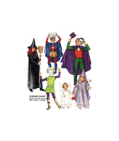 McCall's 4946 Child's Wizard, Witch, Vampire, Angel, Robot, Princess & Comic Book Character Costumes, U/C, F/Folded Sewing Pattern Size 6-8