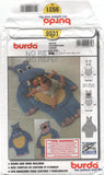 Burda 9931 Softly Padded Hippopotamus Play Blanket for Baby, Uncut, Factory Folded Sewing Pattern