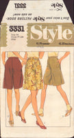 Style 3331 Sewing Pattern, Culottes, Size 14, Partially Cut, Complete