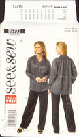 See&Sew 5773 Sewing Pattern, Women's Shirts and Pants, Size 8-24, Uncut, Factory Folded