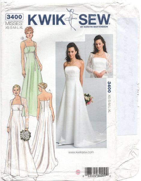 Kwik Sew 1755 Round Neckline Top Extended Sleeve Optional Pointed Hem With  Ruffle Peplum Size XS-S-M-L Uncut Sewing Pattern 