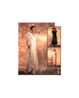 McCall's 7426 Bridal or Evening Dresses with Hemline and Sleeve Variations, Uncut, Factory Folded Sewing Pattern Size 12 Bust 34