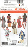 Simplicity 2976 Children's Nativity, Biblical, Roman Costumes, Uncut, Factory Folded Sewing Pattern Multi Size 23-34 Chest