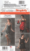 Simplicity 1247 Flapper Costumes, Uncut, Factory Folded Sewing Pattern Multi Size 14-22