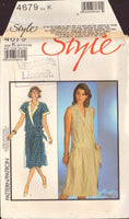 Style 4679 Sewing Pattern, Dress, Size 8-10-12, Uncut, Factory Folded