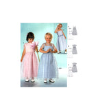 Burda 9848 Child's Bridesmaid, Flower Girl Dress, Uncut, Factory Folded Sewing Pattern Multi Size 2-6