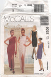 McCall's 9032 Princess Seam Evening Dresses in Two Lengths, Uncut, Factory Folded Sewing Pattern Size 4-8