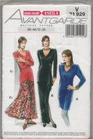 Neue Mode 21929 Side Buttoned Evening Jacket and Skirt in Three Styles, Uncut, Factory Folded Sewing Pattern Multi Size 10-20