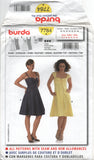 Burda 7784 Bustier Top or Dress with Seam Detail, Uncut, Factory Folded, Sewing Pattern Multi Size 6-18