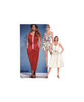 McCall's 3675 Shaped Dropped Waist Dress or Jumpsuit, Uncut, Factory Folded, Sewing Pattern Size 12-16