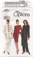 Vogue 8867 Dress, Tunic and Pants, Uncut, Factory Folded Sewing Pattern Size 8-12