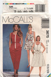 McCall's 3675 Shaped Dropped Waist Dress or Jumpsuit, Uncut, Factory Folded, Sewing Pattern Size 12-16