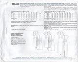 McCall's 6433 Dress in Three Lengths with Pleated or Straight Skirt, Uncut, Factory Folded, Sewing Pattern Multi Size 4-12