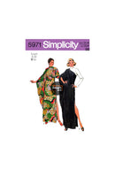 70s Cowl Neckline Caftan with Kimono Sleeves, Bust 31.5-32.5" or 34-36" or 38-40" Simplicity 5971, Vintage Sewing Pattern Reproduction