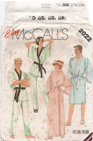 McCall's 2022 Kimono Style Front Wrap Robe in Three Lengths, Pants and Tie Belt, Uncut, Factory Folded Sewing Pattern Size 6-8 or 14-16