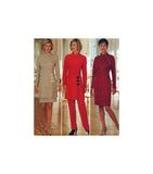 Butterick 3754 Cheongsam Style Dress, Tunic, Skirt and Pants, Uncut, Factory Folded, Sewing Pattern Size 6-12