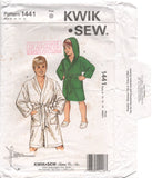 Kwik Sew 1441 Boy's Wrap Robe with Tie Belt, Uncut, Factory Folded Sewing Pattern Size 8-14