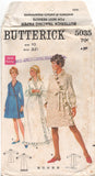 Butterick 5035 Wrapped Robe with Long Sleeves and Ruffled Trim, Uncut, Factory Folded Sewing Pattern Size 32.5