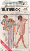 Butterick 3850 Sleepwear: Nightshirt and Pants, Uncut Sewing Pattern Size 6-14