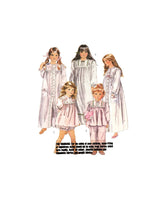 McCall's 4544 Child's Robe, Nightgown and Pajamas, Uncut, Factory Folded Sewing Pattern Size 12-14