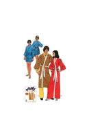 Simplicity 5685 Unisex Kimono Robe in Two Lengths Trimmed Sewing Pattern Size 38-40