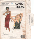 Kwik Sew 1066 Lingerie: Bra Slip and Bra Camisole with Lace Trim, Uncut, Factory Folded, Sewing Pattern Multi Size 32-38