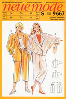 Neue Mode 9667 Sewing Pattern, Women's Jacket and Pants, Size 10-16, Uncut, Factory Folded