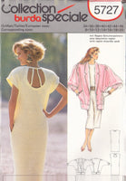 Burda 5727 Sewing Pattern, Jacket and Dress, Size 8-20 (34-46), Uncut, Factory Folded