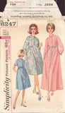 Simplicity 6247 Sewing Pattern, Teen's and Women's Robe, Size 12, Cut, Complete, Modified