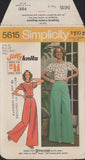 Simplicity 5615 Sewing Pattern, Tops, Size 12, Cut, Complete