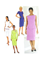 Butterick 3375 Semi Fitted Top and Straight Skirt, OOP, New, Uncut, Factory Folded, Sewing Pattern Size 12-14-16