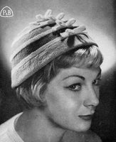 Patons Hat Book No. 547 18 Vintage 50s Hat Patterns Instant Download PDF 20 pages