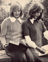 Patons 347 - 70s Knitting Patterns for Women's Sweaters, Cardigan and Vest Instant Download PDF 20 pages