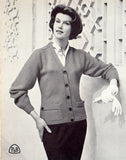 Patons 578 - 50s Knitting Patterns for Women's Sweaters and Cardigan Instant Download PDF 16 pages