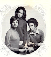 Patons 101 - Early 70s Knitting Patterns for Raglan Jumpers for Women Instant Download PDF 20 pages