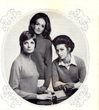 Patons 101 - Early 70s Knitting Patterns for Raglan Jumpers for Women Instant Download PDF 20 pages