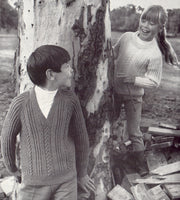 Patons 926 - Eight 70s Knitting Patterns for Boys and Girls Instant Download PDF 20 pages