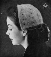 Patons Hat Book No. 547 18 Vintage 50s Hat Patterns Instant Download PDF 20 pages