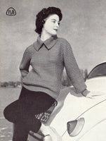 Patons 578 - 50s Knitting Patterns for Women's Sweaters and Cardigan Instant Download PDF 16 pages