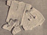 Minerva Knitting for Baby - 1950 Knitting Patterns for Babies - Instant Download PDF 32 pages