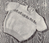 Patons 563 - Ten 50s Knitting Patterns for Jumpers for "Babies and Tiny Tots" Instant Download PDF 20 pages