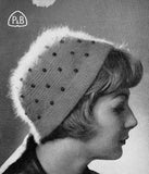 Patons Hat Book No. 547 18 Vintage 50s Hat Patterns Instant Download PDF 20 pages