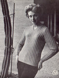 Patons 578 - 50s Knitting Patterns for Women's Sweaters and Cardigan Instant Download PDF 16 pages