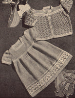 Minerva Knitting for Baby - 1950 Knitting Patterns for Babies - Instant Download PDF 32 pages