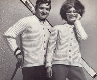 Patons 846 - 70s Knitting Patterns for Men's and Women's Jackets, Hat, Sweaters and Cardigan Instant Download PDF 20 pages