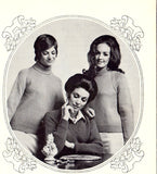 Patons 101 - Early 70s Knitting Patterns for Raglan Jumpers for Women Instant Download PDF 20 pages