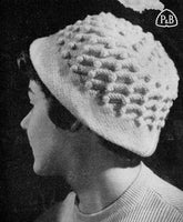 Patons Hat Book No. 547 18 Vintage 50s Hat Patterns Instant Download PDF 20 pages